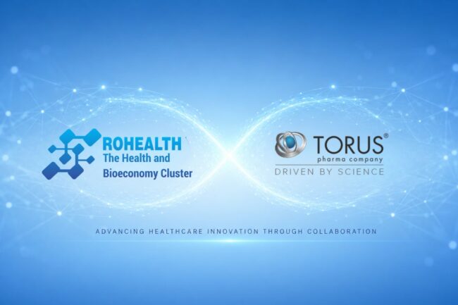 Torus Pharma este membru al Clusterului ROHealth, o rețea colaborativă care reunește organizații active în domeniile cercetării, dezvoltării, inovării, educației și tehnologiilor pentru sănătate.